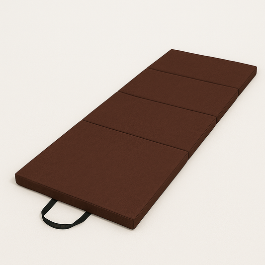 6-Fold Portable Floor Mattress – 6ft x 2ft, Foldable with Carry Straps